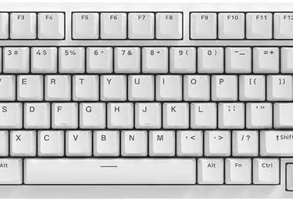 Клавиатура Ajazz AK820 Blue Switch White (AK820/Blue/White)