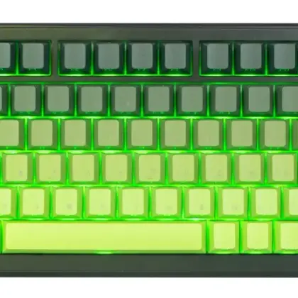 Клавиатура Ajazz AK820 Max Plus, Dream Weaver Switch, Gradient Green (AK820/MAXPLUS/Dream/Green)