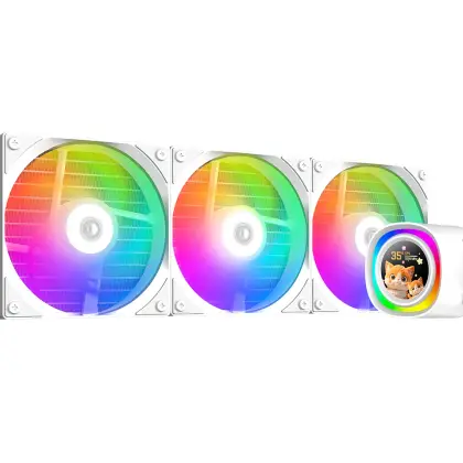 Водяное охлаждение для процессора ID-Cooling FX360 LCD WHITE (FX360 LCD WHITE)