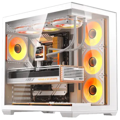 Корпус компьютерный DarkFlash C280 - белый (DF-C280-EATX-WH)
