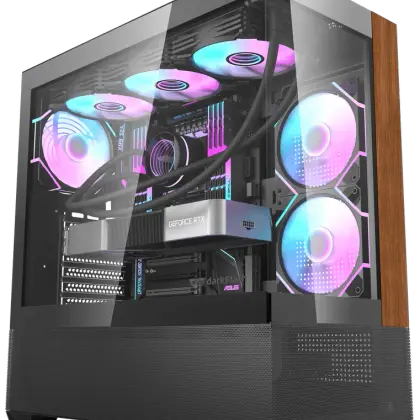 Корпус компьютерный DarkFlash DS900W Air - черный (DF-DS900W-AIR-BK)