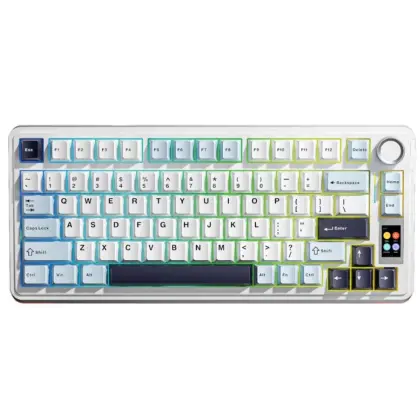 Клавиатура AULA S75 Pro Light Blue+White+Black-Purple (S75 PRO Light Blue+White+Black-Purple)