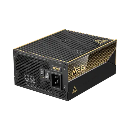 Блок питания MSI 1600W, MEG Ai1600T PCIE5, ATX, 80+ Черный (MEG Ai1600T PCIE5)