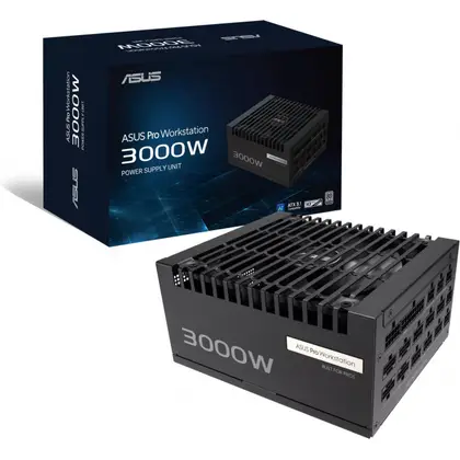 Блок питания для рабочих станций, 3000W, 80+ PLATINUM, BOX (ASUS-PRO-WS-3000P)