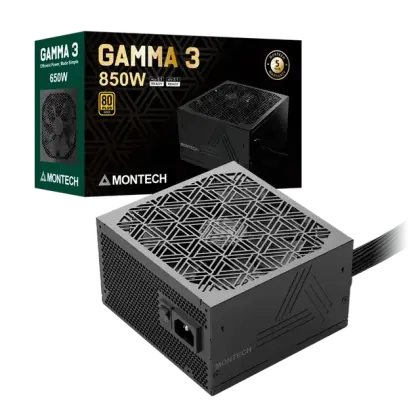 Блок питания Montech 850W, GAMMA 3 850W, Черный (GAMMA 3 850W)