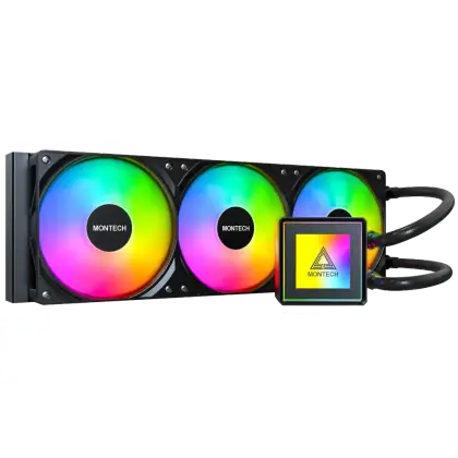 Водяное охлаждение для CPU Montech PureFlow ARGB 360, Black (PureFlow ARGB 360 (B))