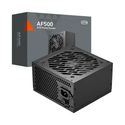 Блок питания ATX 500W PCCooler AF500, 80 Plus (P1-AF500-N1HWBK1-EU)
