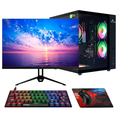 Системный блок PULSER Advanced 420M + Монитор 27" Sanc M2742PH V3 + Клавиатура мышь (Advanced 420M)