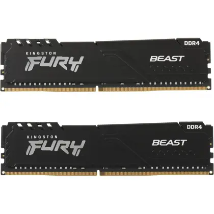 Оперативная память Kingston Fury Beast DDR4 DIMM 32Gb KIT (2x16) 3200MHz (KF432C16BB1K2/32WP)
