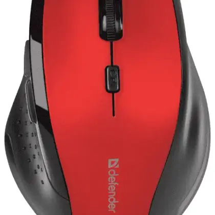 Компьютерная мышь беспроводная Defender Accura MM-365 красный (52367)