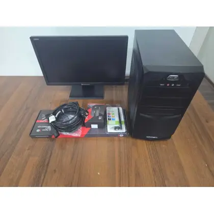 Компьютер Core2duo E4740 с монитором 20", клав., мышь, адаптер Wi Fi.