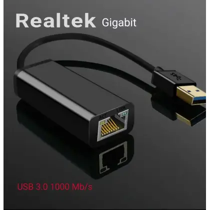 USB 3.0 сетевая карта. 1000 mb/s. Realtek.
