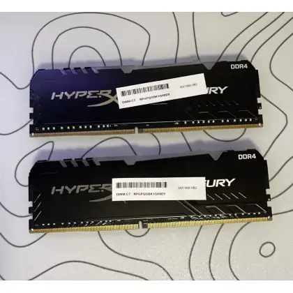 32GB (2x16gb) Kingston HyperX Fury RGB 3733 MHz оперативная память