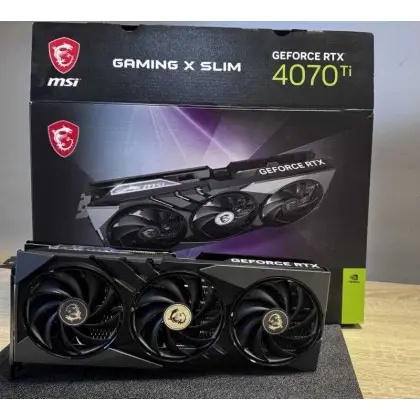 Видеокарта MSI GeForce RTX 4070 Ti GAMING X SLIM 12gb