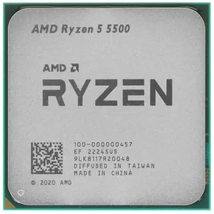 Процессор Ryzen 5 5500 в идеальном состоянии