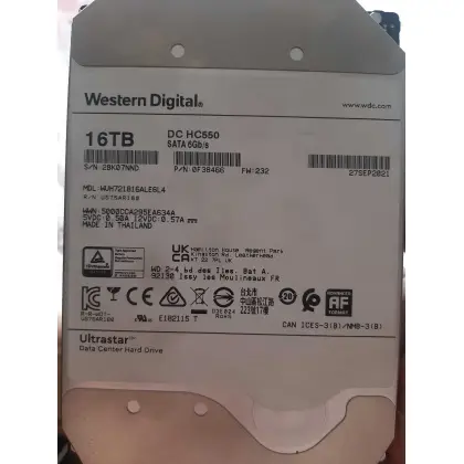Жёсткий диск 16Тб Hard drive 16Tb Western Digital