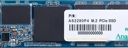 Диск SSD M.2 PCI-E 256Gb Apacer AS2280P4, AP256GAS2280P4-1