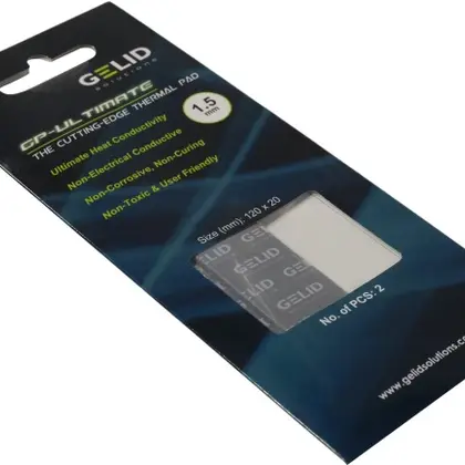 Термопрокладка GELID Solutions GP-ULTIMATE TP-VP04-R-C, 120x20х1.5mm