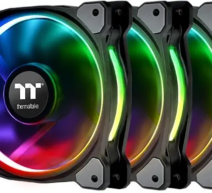 Комплект вентиляторов для корпуса Thermaltake Riing Plus 14 RGB Radiator Fan TT Premium Edition (3pcs), CL-F056-PL14SW-A