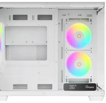 Корпус Ocypus Iota C50 Curve ARGB White, Iota-C50-WHD300CD-GL