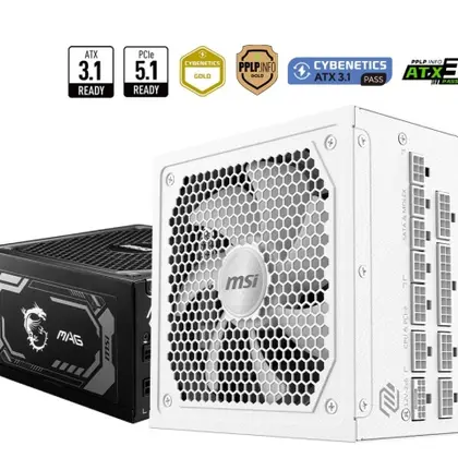 Блок питания MSI MAG A1000GL PCIE5 WHITE