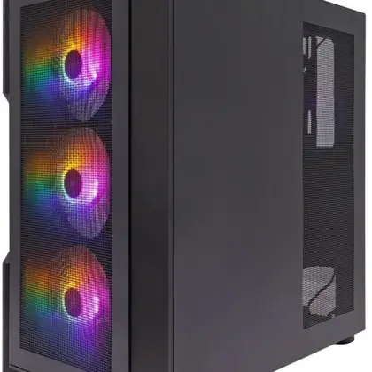 Корпус 1stPlayer TRILOBITE T7-P Black, T7-P-BK-4F7