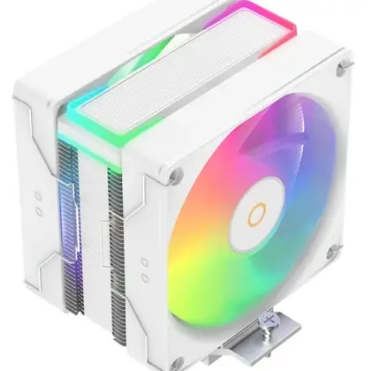Кулер для процессора Ocypus Delta A40 SE Dual Fan ARGB белый, Delta-A40-WH2AAWN00S-GL
