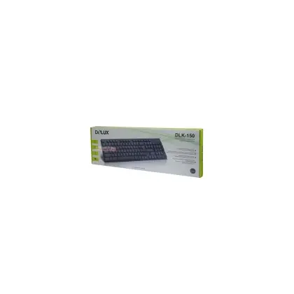 Клавиатура USB, Delux DLK-150GB, Черный