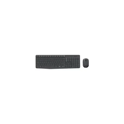 Клавиатура и мышь, USB, Logitech MK235, Черный