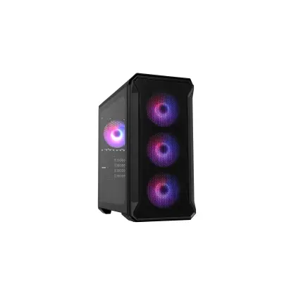Корпус MATX mini tower APEX Tank Mini+ (закаленное стекло), black