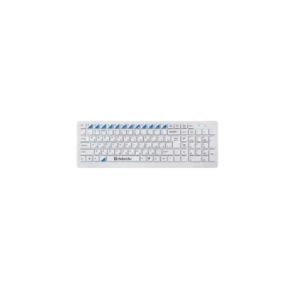Клавиатура и мышь, USB, Defender Skyline 895 Nano, Белый (45895)