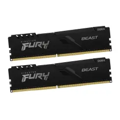 Комплект модулей памяти Kingston Fury Beast, KF432C16BBK2/32, DDR4, 32 GB