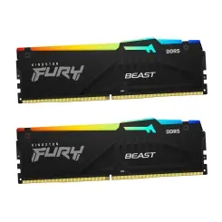 Комплект модулей памяти Kingston Fury Beast RGB (AMD+Intel), KF556C36BBEAK2-32, DDR5, 32 GB