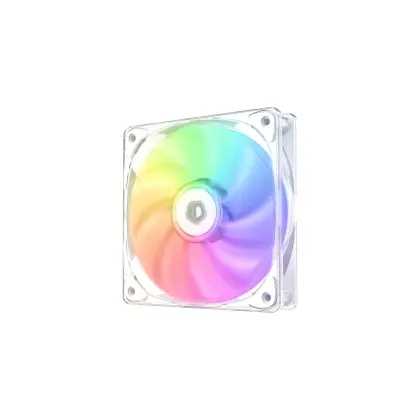 Вентилятор ID-Cooling, CRYSTAL 120 WHITE, 12cm