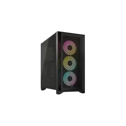 Корпус ATX midi tower Corsair, iCUE 4000D RGB Airflow, CC-9011240-WW(без БП), черный