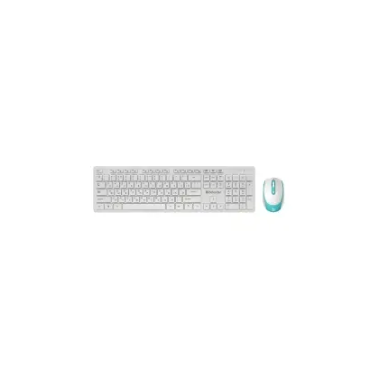 Клавиатура и мышь, USB, Defender Auckland C-987 RU, Белый