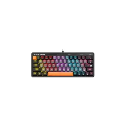 Клавиатура USB, Defender Black Raven GK-417 RU, Серая
