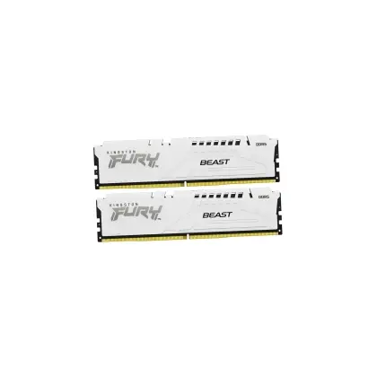 Комплект модулей памяти Kingston Fury Beast (AMD+Intel), KF556C36BWEK2-64, DDR5, 64 GB,white