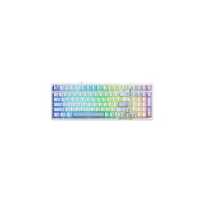 Клавиатура Bluetooth, Aula F99, Белый-голубой-фиолетовый