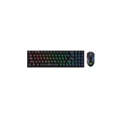 Клавиатура и мышь, USB, Redragon S136, Черный