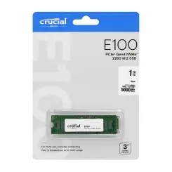 Твердотельный накопитель SSD M.2 PCIe Crucial E100 1TB, 1 TB