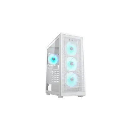 Корпус ATX midi tower Cougar MX220 RGB , (без БП),White