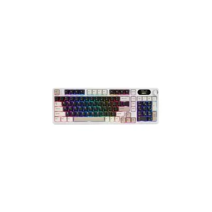 Клавиатура USB, Attack Shark X98Pro, Белый