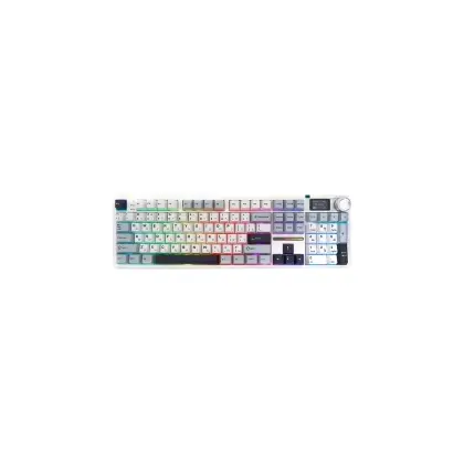 Клавиатура USB, Aula F108 Pro синий+белый+черный фиолетовый