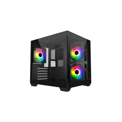 Корпус mATX midi tower FSP S140-BA, (без БП), black