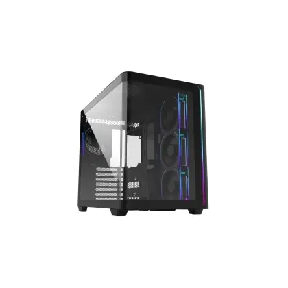 Корпус ATX midi tower FSP M580-BP, (без БП), BLACK