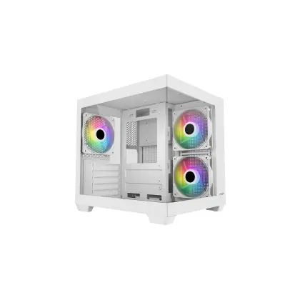 Корпус mATX midi tower FSP S140-WA, (без БП), white