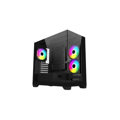 Корпус ATX midi tower FSP S340-BA, (без БП), Black