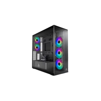 Корпус ATX midi tower Arctic Cooling Xtender VG ACPCC00024A, (без БП), черный