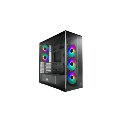 Корпус ATX midi tower Arctic Cooling Xtender ACPCC00023A, (без БП), черный